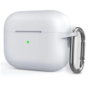 Чехол для наушников Pro 3 с карабином силикон белый