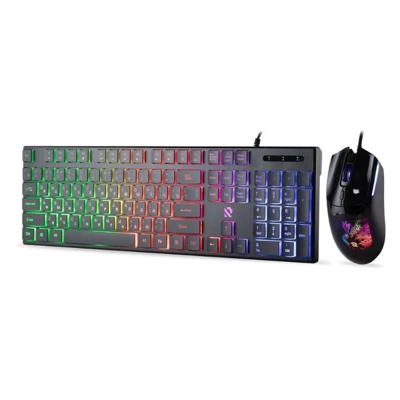 Набор проводной игровой Smartbuy Rush B18 USB клавиатура+мышь с подсветкой черная SBC-251750G-K Набор проводной игровой Smartbuy Rush B18 USB клавиатура+мышь с подсветкой черная SBC-251750G-K