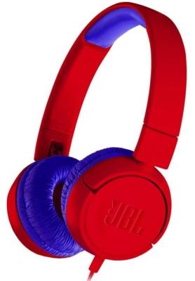 Наушники проводные накладные детские JBL JR300 красные