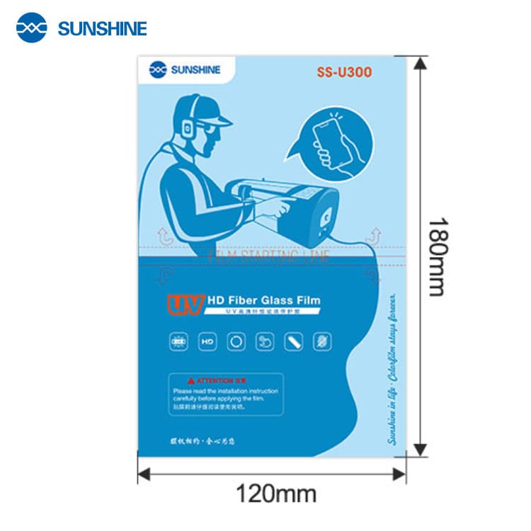 фото Пленка универсальная Sunshine SS-U300 UV HD ультрафиолетовая прозрачная 0.25mm