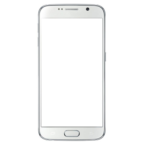 Стекло тачскрина для Samsung G920 S6 белый