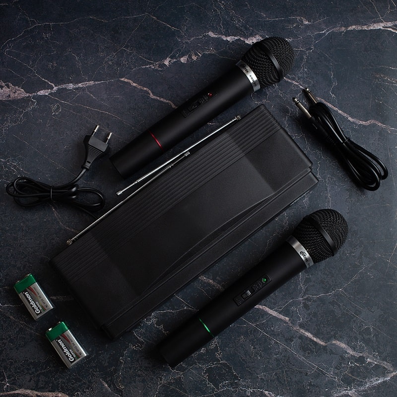 Беспроводная микрофонная система Ritmix RWM-210 черный