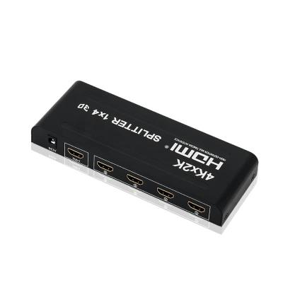 Адаптер переходник конвертер сплиттер HDMI 4K + 4 порта HDMI 1080P 3D FullHD Onten OTN-7595 черный
