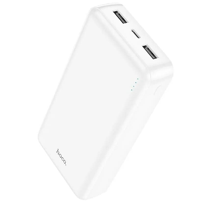 фото Внешний аккумулятор повербанк Power bank HOCO J100A 20000mAh белый