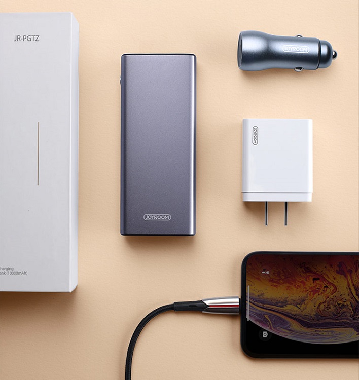 Изображение Набор Power bank 10000mAh + СЗУ + АЗУ PD + QC3.0 Joyroom Extreme Edition JR-PGTZ фото Набор Power bank 10000mAh + СЗУ + АЗУ PD + QC3.0 Joyroom Extreme Edition JR-PGTZ