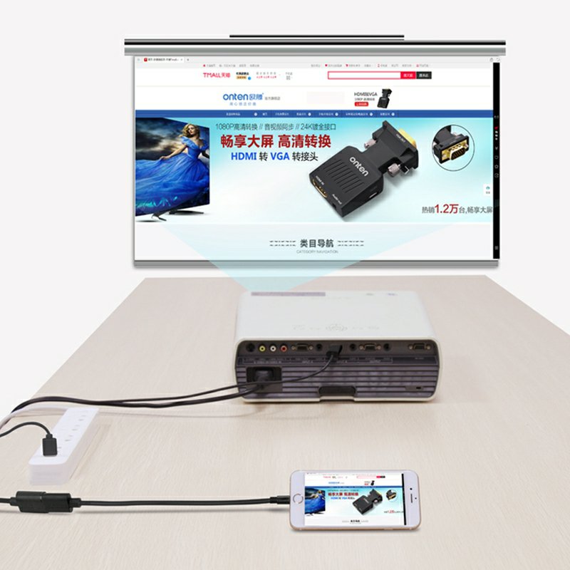 Кабель HDTV Lightning - HDMI Fixtor OT-7522A черный