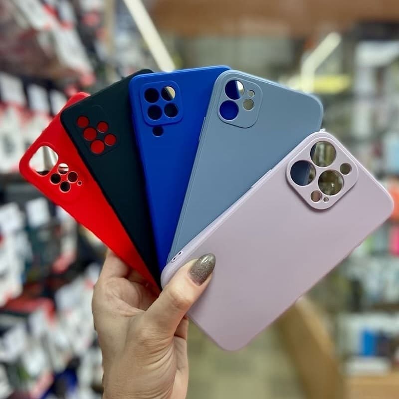 фото Чехол накладка для Huawei Honor 90 Lite soft силикон с защитой камеры синяя