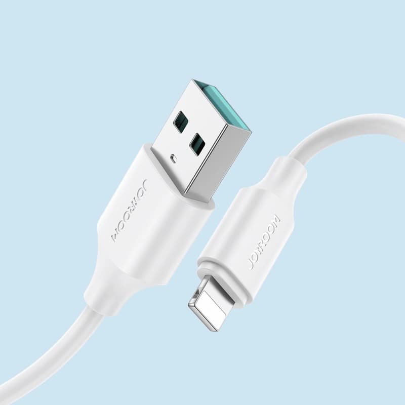 Кабель для зарядки iphone Lightning Joyroom S-A9 1м 3A белый Кабель для зарядки iphone Lightning Joyroom S-A9 1м 3A белый