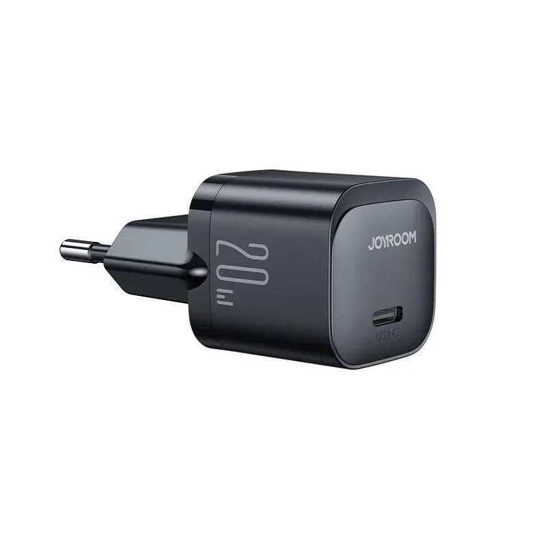 фото Сетевое зарядное устройство Адаптер Блок питания Joyroom JR-TCF02 Mini PD 20W 3.0 Type-C USB-C черное