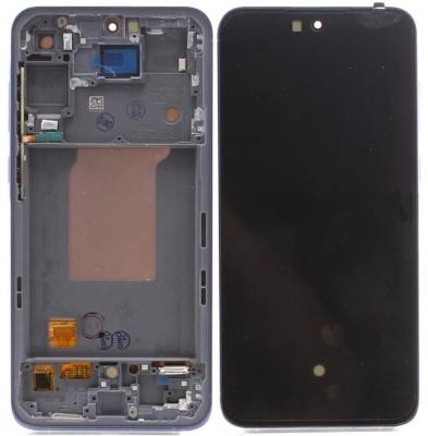 Дисплей для Samsung A55 5G/A556 + тачскрин черный с рамкой OLED