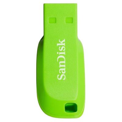 Флеш-накопитель Sandisk Cruzer Blade CZ50 USB электро-зеленый 64Gb