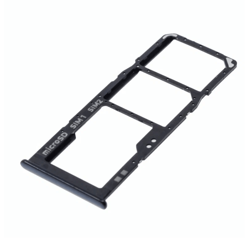 Держатель сим для Samsung A307/A30s черный