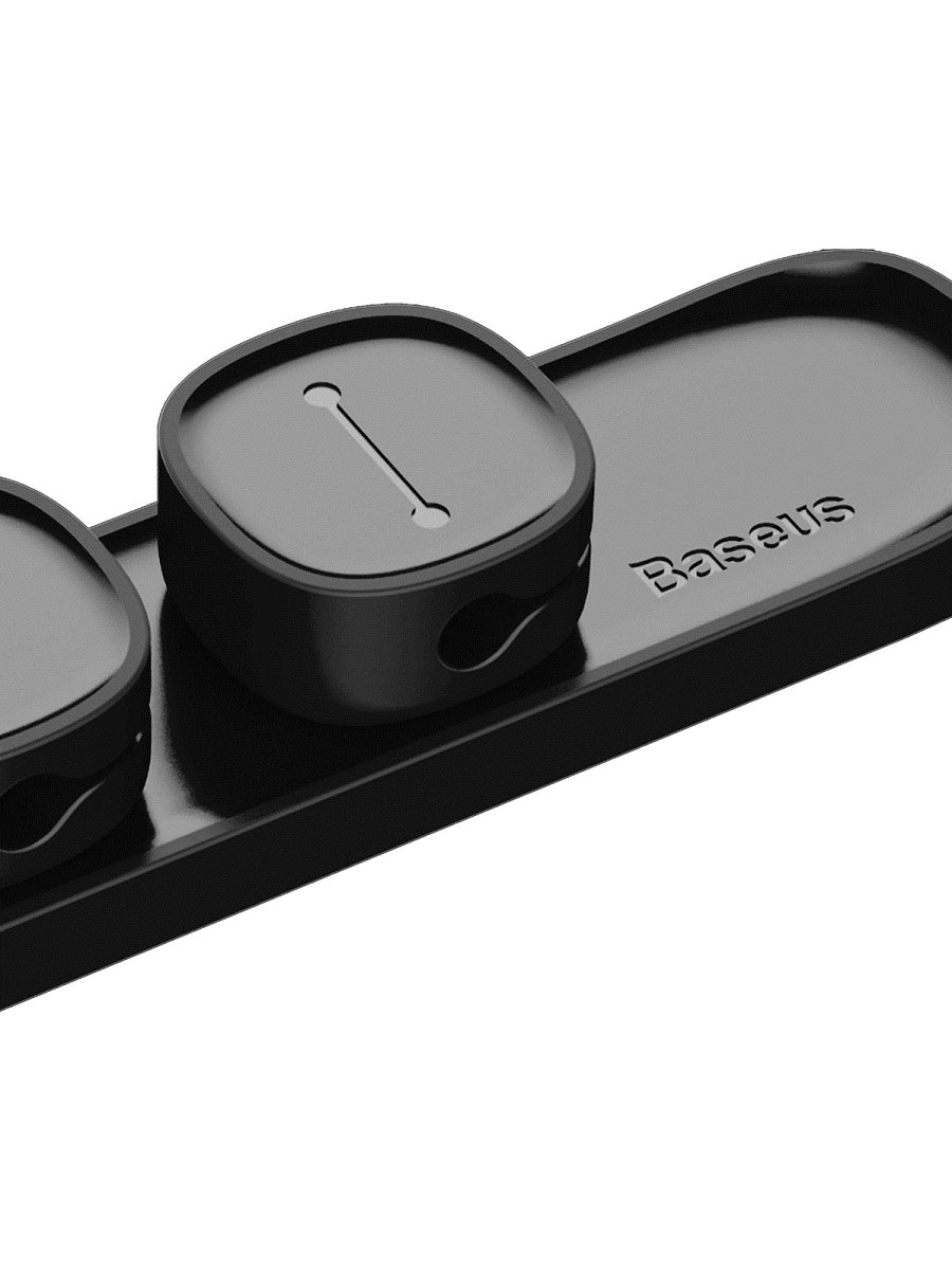 Изображение Органайзер держатель для проводов магнитный Baseus Peas Cable Clip ACWDJ-01 черный фото Органайзер держатель для проводов магнитный Baseus Peas Cable Clip ACWDJ-01 черный
