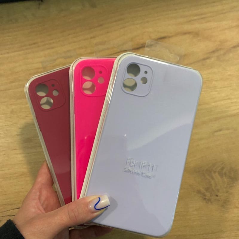 фото Чехол накладка для iphone 11 (6.1) soft силикон с защитой камеры черная