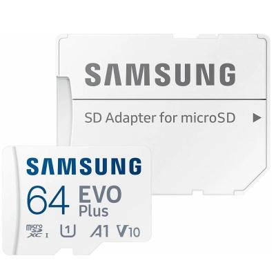 Карта памяти Samsung Micro SDXC Evo Plus UHS-1 U1 A1 V10 130MB/s Class 10 64 Gb