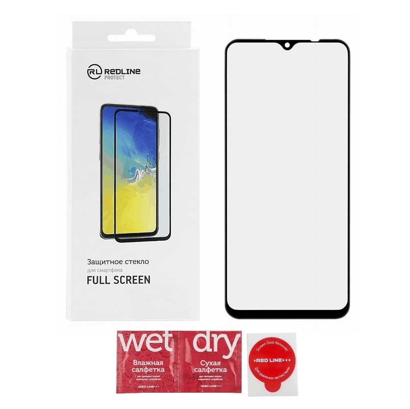 фото Защитное стекло для Huawei Honor 30i/Y8p Red Line FULL GLUE 3D черное