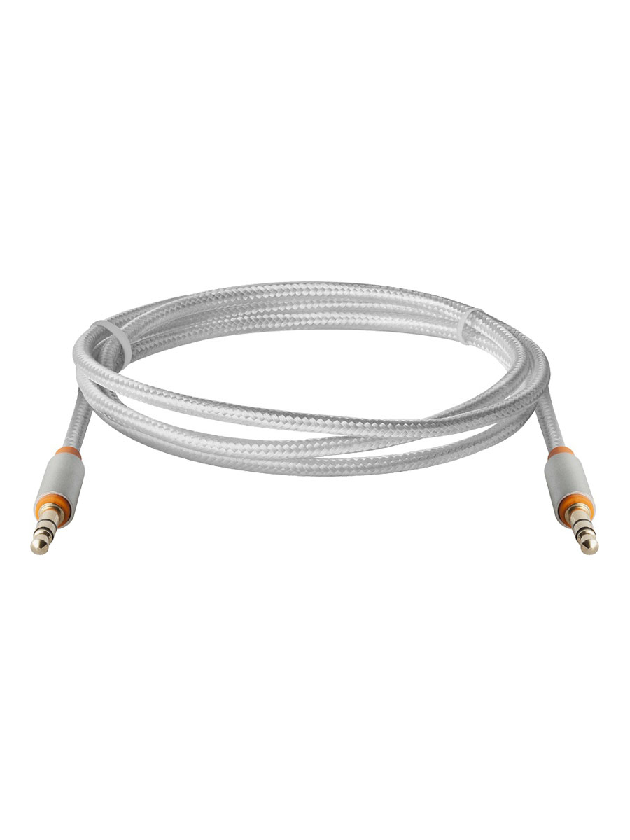 Кабель Aux DEFENDER JACK01-03 1,2м белый Кабель Aux DEFENDER JACK01-03 1,2м белый
