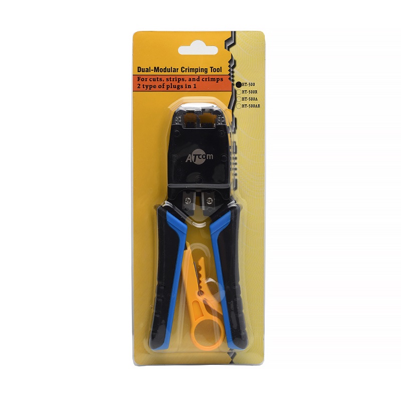 Клещи обжимные Atcom AT1500 HT-500 RJ45, RJ12, RJ11