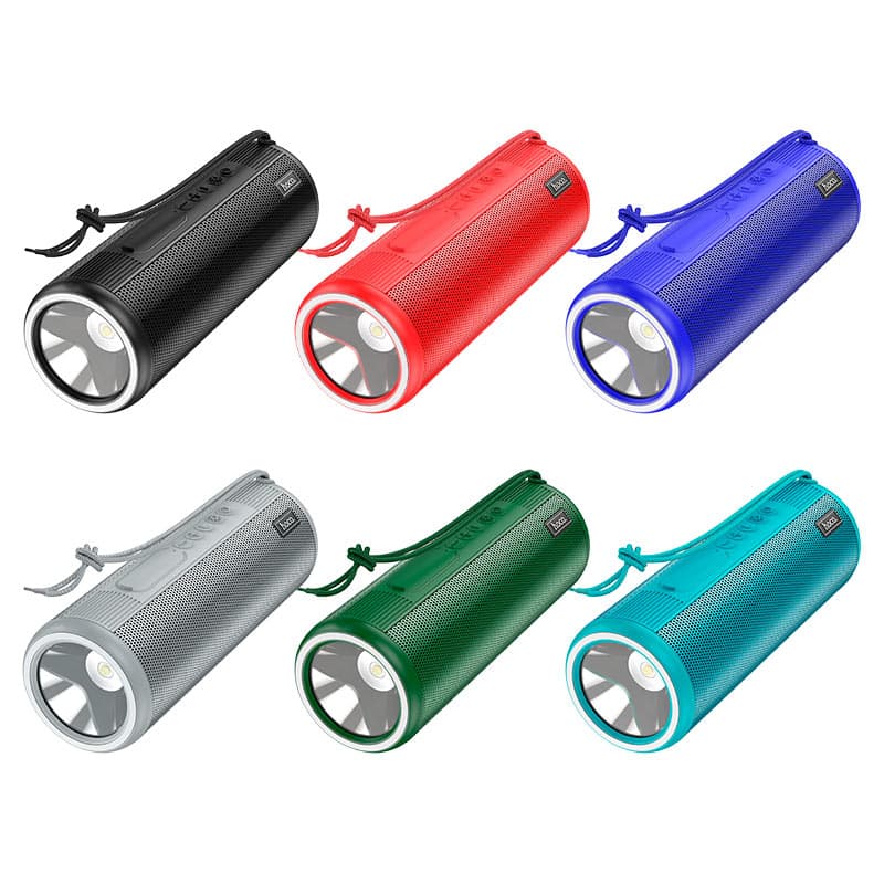 HC11 Bora, беспроводной динамик, BT v5.0, аккумулятор 1200mAh, 2 часа работы, поддержка BT, FM, TF, USB, AUX режимов воспроизведения, с фонариком